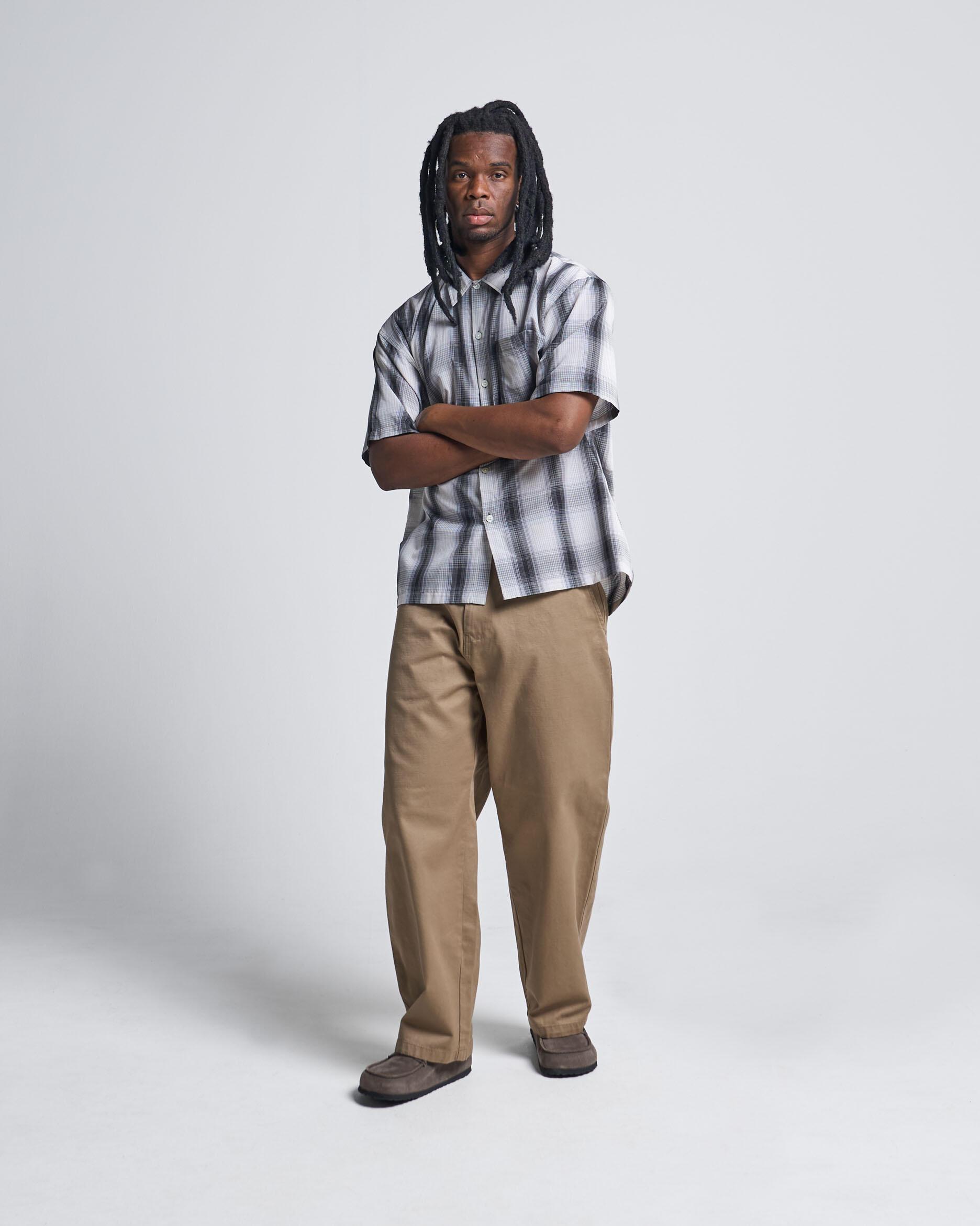 Beams Ombre Check Shirt | 11011669803-01 | AFEW STORE